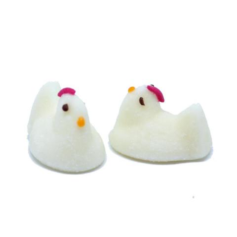 FONDANT KIPJES WIT DECO