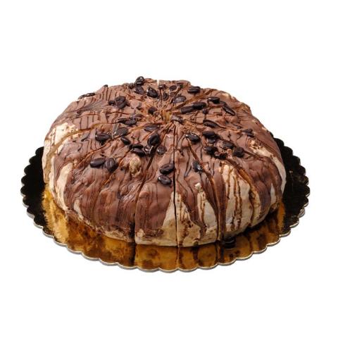 NOUGATTAART KOFFIE GEGLAZEERD