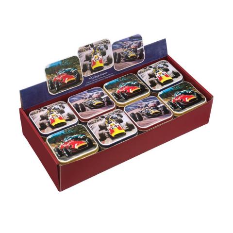 VINTAGE RACERS POCKET TINS 90 x 84 x 26 MM