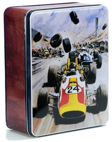 VINTAGE RACERS DEEP RECTANGULAR 195 x 154 x 75 MM