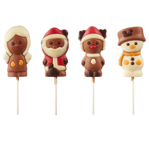 LOLLIES ENGEL - KERSTMAN - RENDIER - SNEEUWPOP