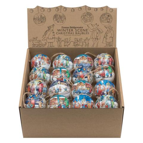 WINTER SCENE - BAUBLES