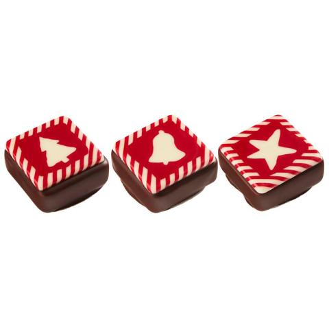 KERSTMIS SQUARES - FONDANT