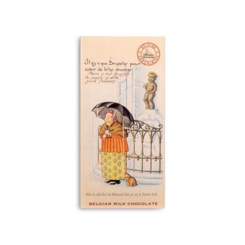 OUD VROUWTJE MET PARAPLU